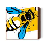 Honey Bee Doodle Square Art Prints