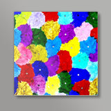 Abstract colors Square Art Prints
