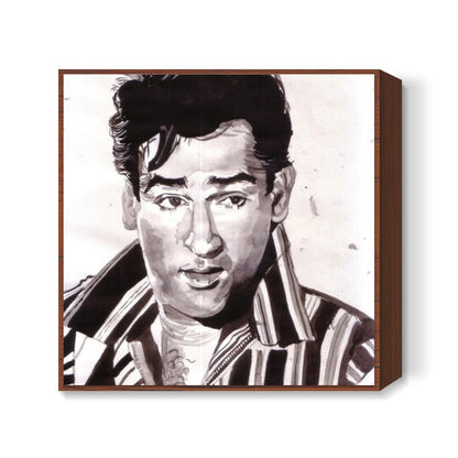 Bollywood star Shammi Kapoor made choreographers dance to his tunes Square Art Prints