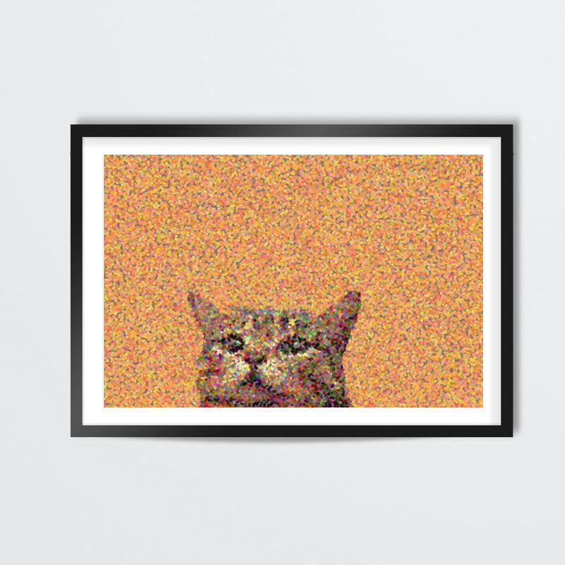 Glitzy Cat Wall Art