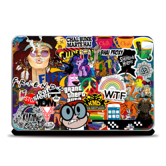 Sticker Bomb Laptop Skins