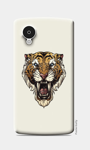 Saber Toothed Tiger Nexus 5 Cases