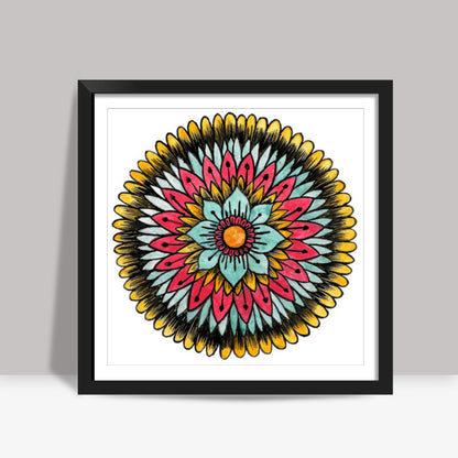 Watercolour Mandala Square Art Prints