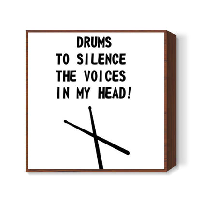 DRUMS! Square Art Prints
