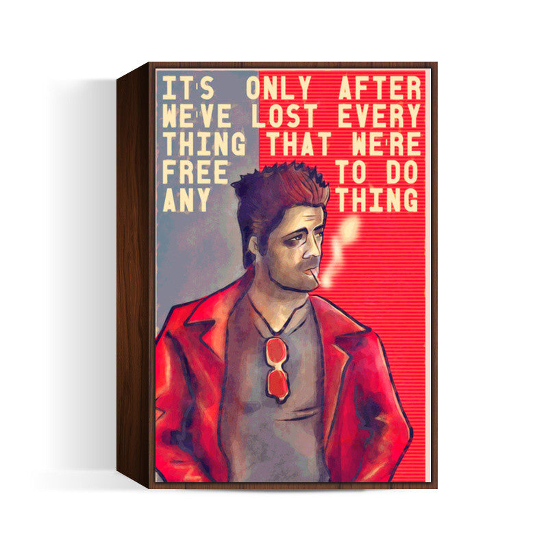 brad pitt fight club Wall Art