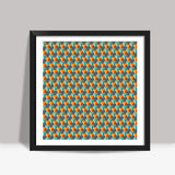 3d pattern 001 Square Art Prints