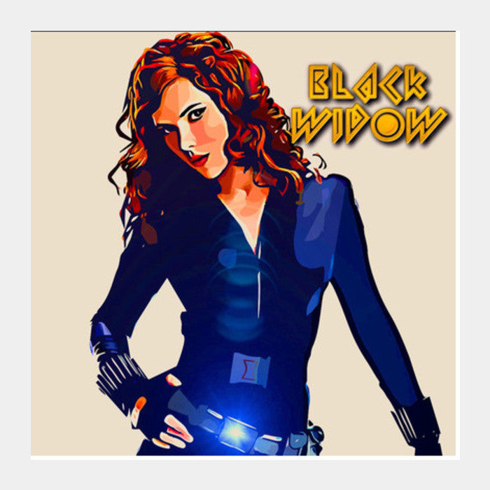 Black Widow Square Art Prints