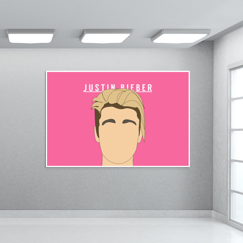 Justin Bieber | Portrait minimal Wall Art