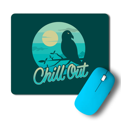 Crow Moon Chill Out Night Mousepad