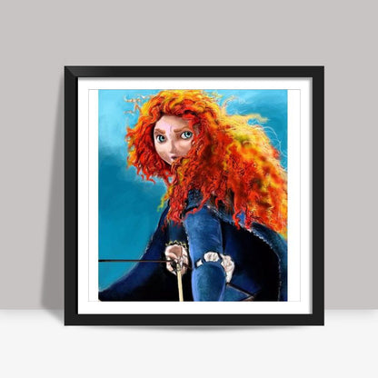 Brave Square Art Print