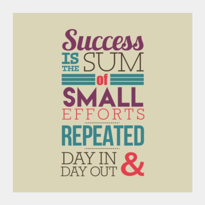 PosterGully Specials, Success Typography Square Art Prints