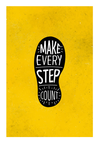 Make Every Step Count Wall Art
