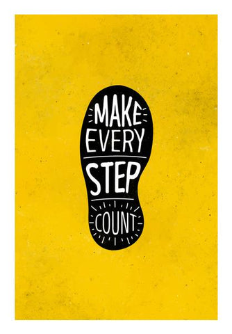 Make Every Step Count Wall Art PosterGully Specials