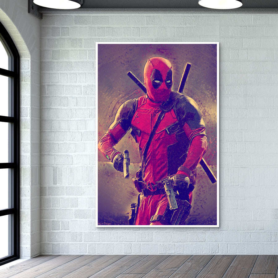 Deadpool Painitng Wall Art