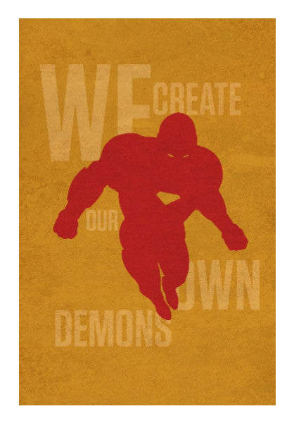 Wall Art, Create our own demons Wall Art | Rishabh Bhargava, - PosterGully