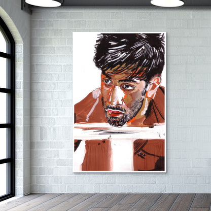 Ranbir Kapoor - the Rockstar Superstar Wall Art