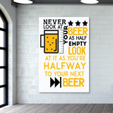 Beer Humour Quote Wall Art