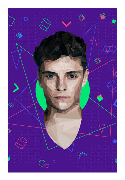 Martin Garrix Low Poly Wall Art