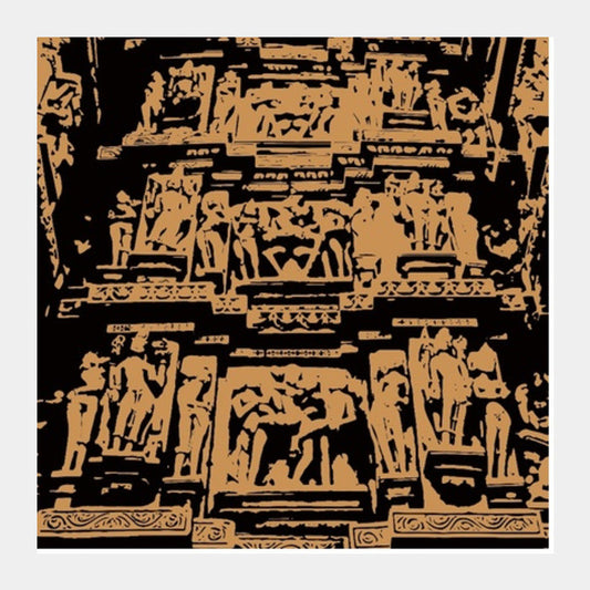 Khajuraho Square Art Prints