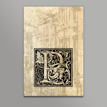 Ornate P Wall Art