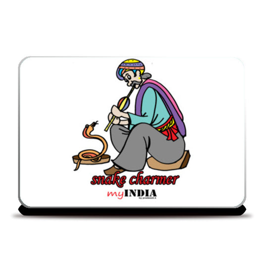 snake charmer Laptop Skins