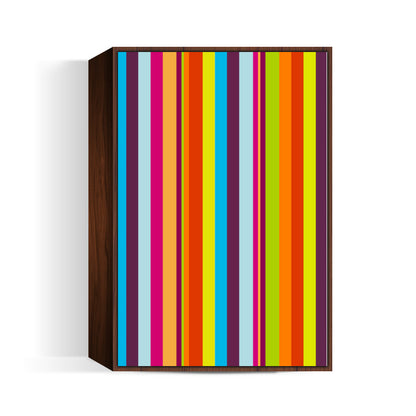 Vibrant Stripes Wall Art