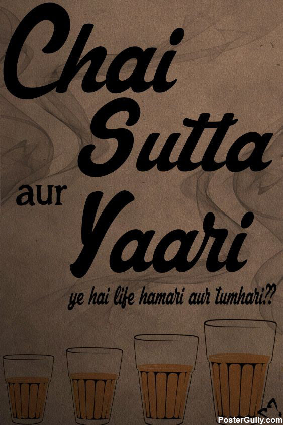 Brand New Designs, Chai Sutta Artwork