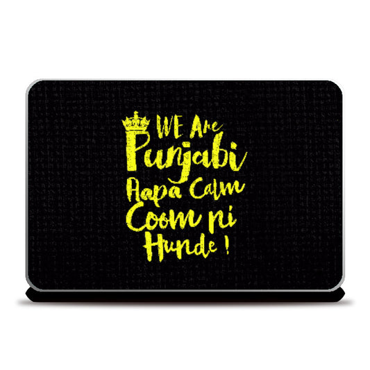 Laptop Skins, We are Punjabiz Laptop Skin | Pankaj Bhambri, - PosterGully