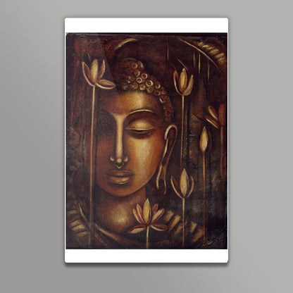 golden Buddha Wall Art