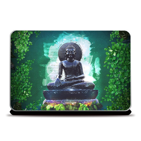 Buddha peace comes from within Laptop Skins