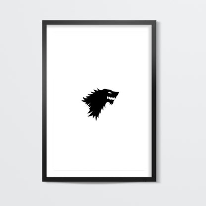 Game Of Thrones, Starks, Winter Is Coming, Direwolf, John Snow Wall Art