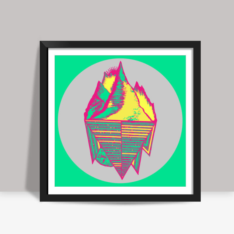 Adventure is worthwhile ! Square Art Prints