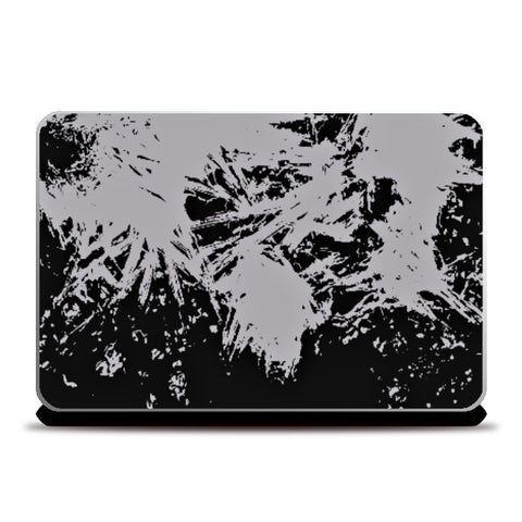 Laptop Skins, Black Abstract Laptop Skin