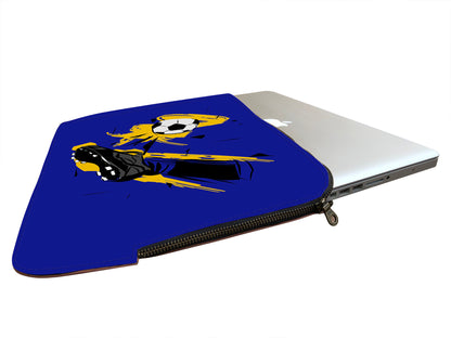 Player Shoes Hitting Football Laptop Sleeves | #Footballfan