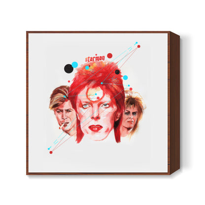 Starman: David Bowie Square Art Prints