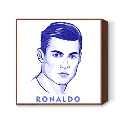 Football Legends - Ronaldo Square Art Prints