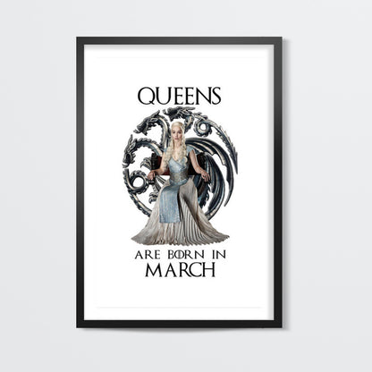 Game of Thrones | Queens | March | Targaryen Wall Art