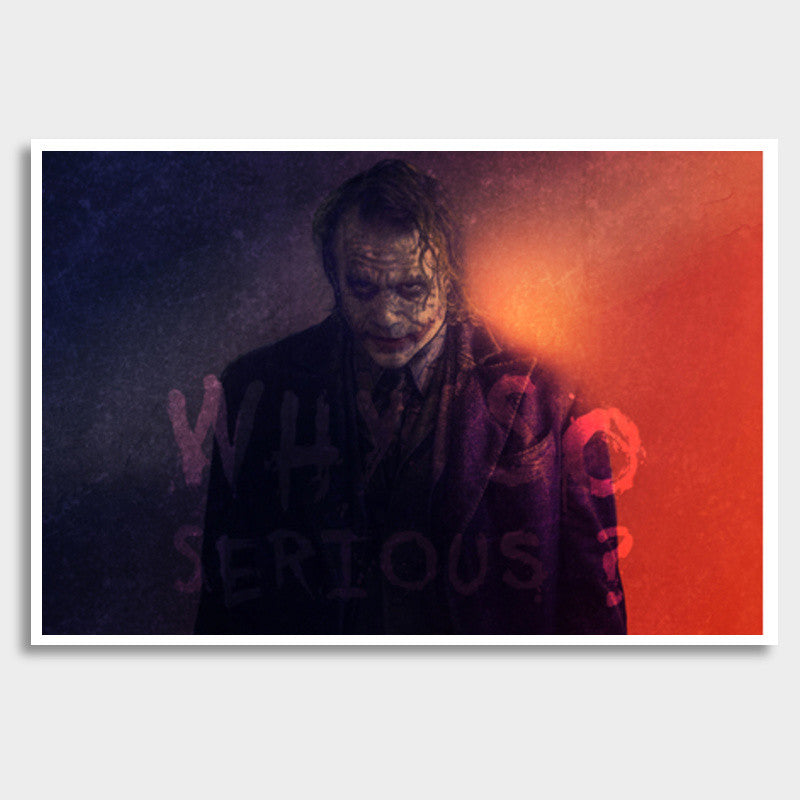 Joker Why So Serious Giant Poster Buy HighQuality Posters and Framed Posters Online All in