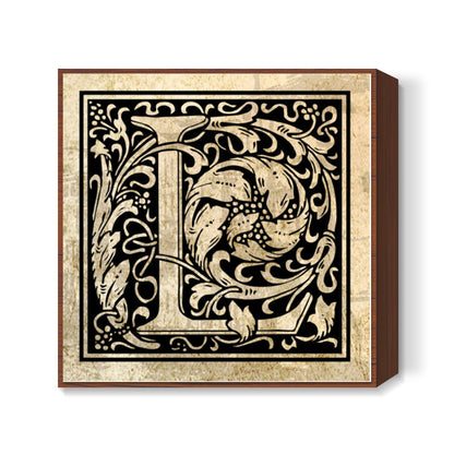 Ornate L Square Art Prints