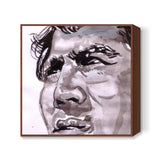 Bollywood superstar Rajesh Khanna excelled in his role of Anand, a happy-go-lucky patient Square Art Prints