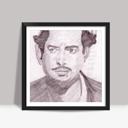 Bollywood visionary and star Guru Dutt was passionate for cinema Square Art Prints