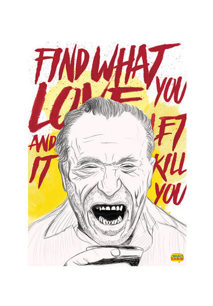 Charles Bukowski Wall Art