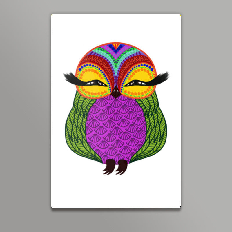 Baby Zoe the adorable baby owl Wall Art