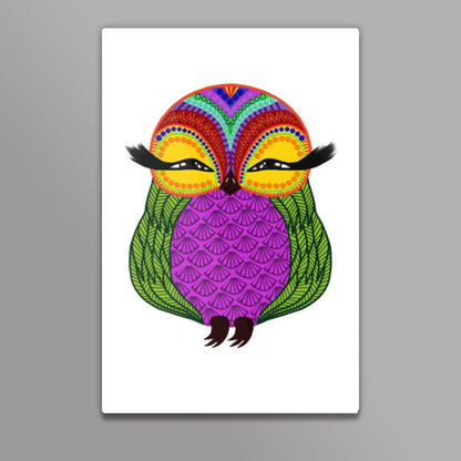 Baby Zoe the adorable baby owl Wall Art