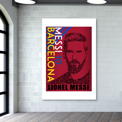 Lionel Messi | Barcelona Wall Art