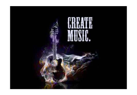 PosterGully Specials, CREATE MUSIC Wall Art | BoysTheory | PosterGully Specials, - PosterGully