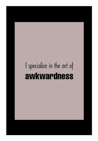 PosterGully Specials, Awkward Introvert  Wall Art