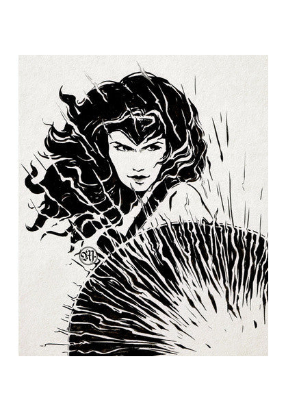 Wonder Woman fan art Wall Art