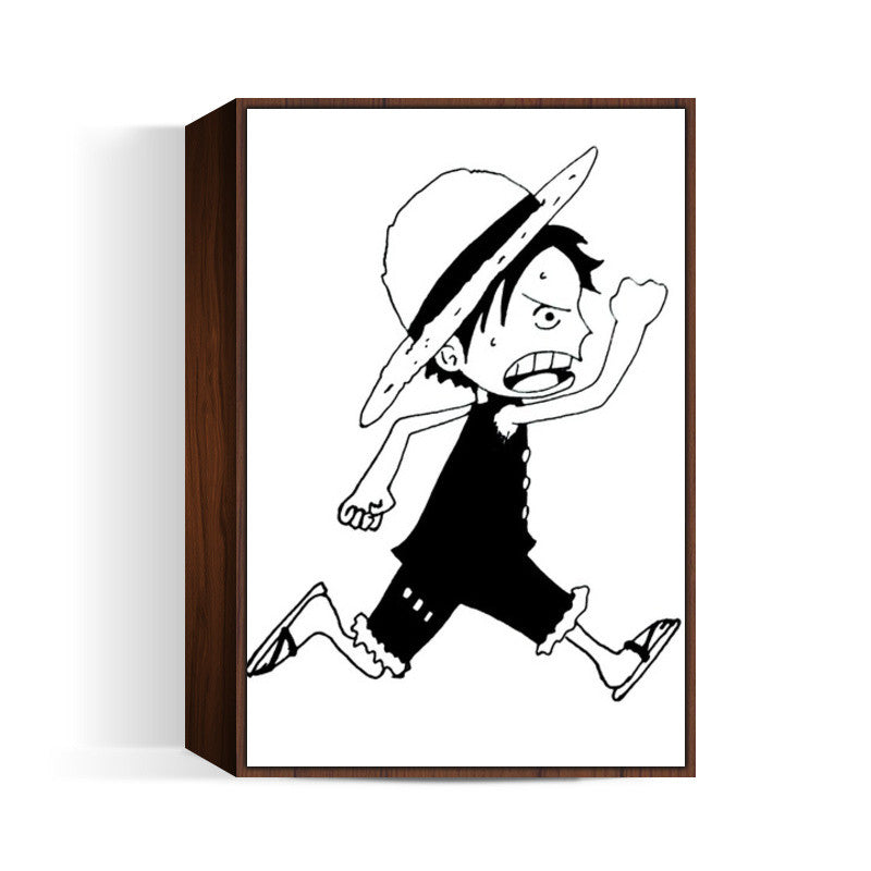 Run Luffy One Piece Wall Art