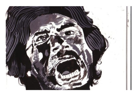 Wall Art, Bollywood superstar Amitabh Bachchan is an angry young man Wall Art